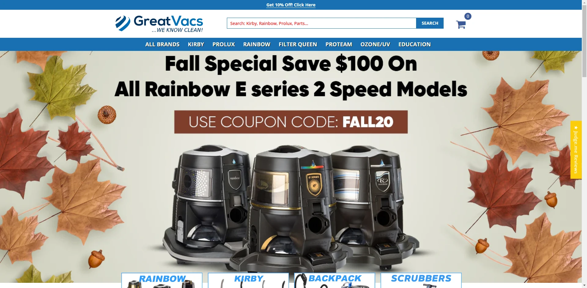 GreatVacs Homepage Implementation Screenshot