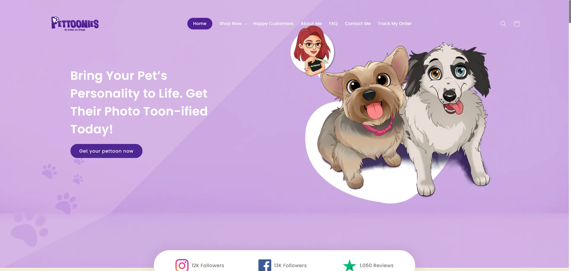 Pettoonies Banner Implementation Screenshot