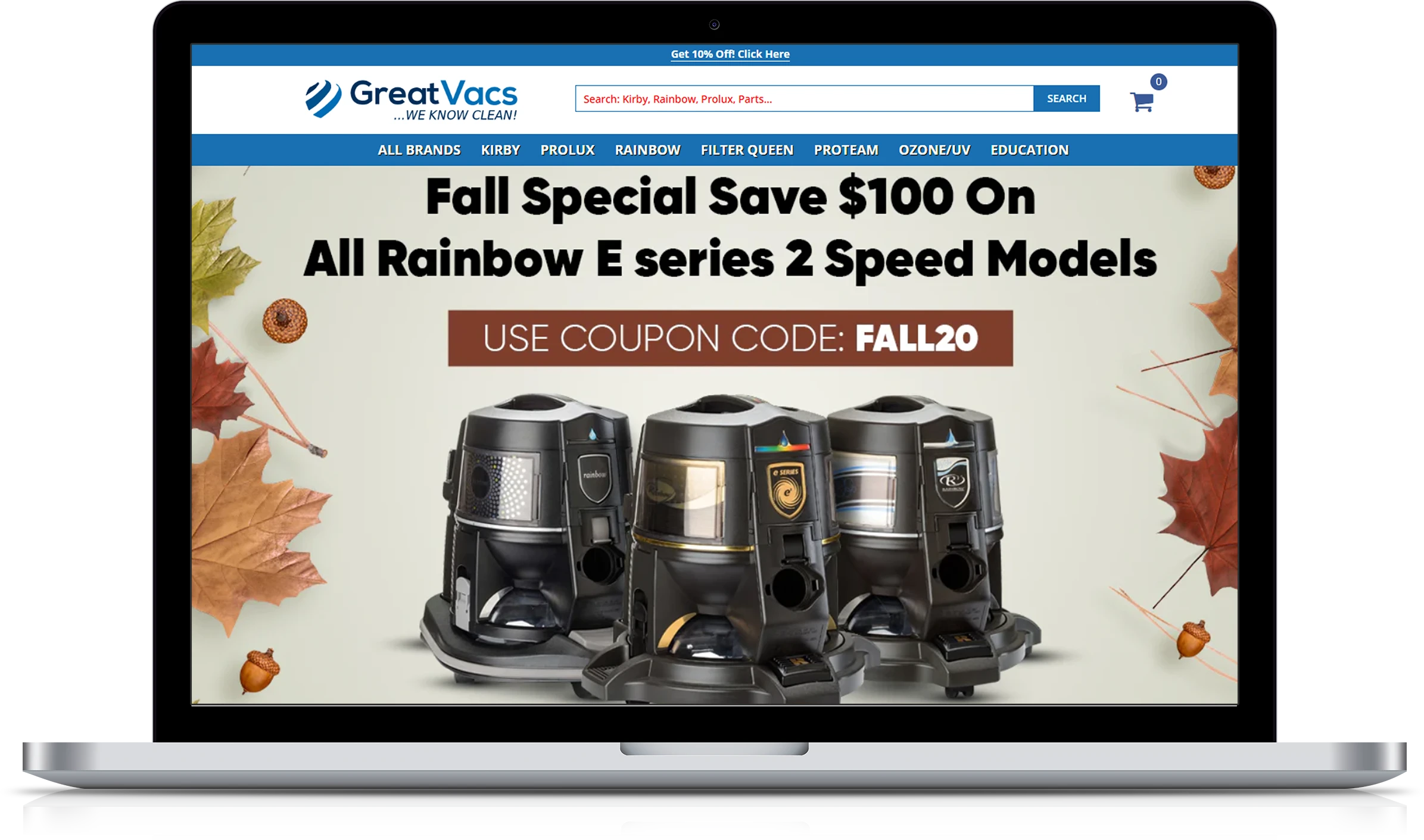 GreatVacs Implementation Screenshot