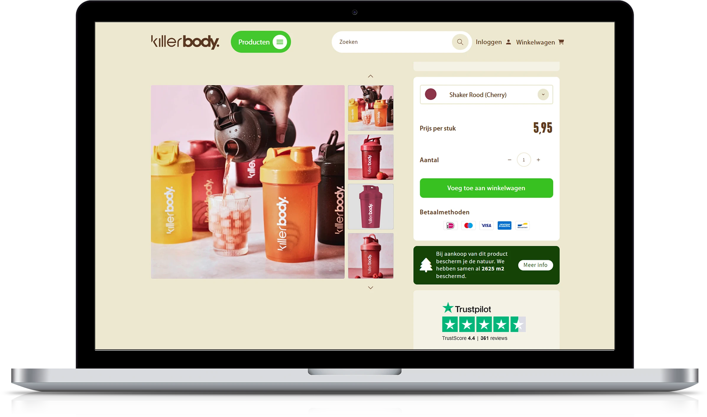 Killerbody Food Implementation Screenshot