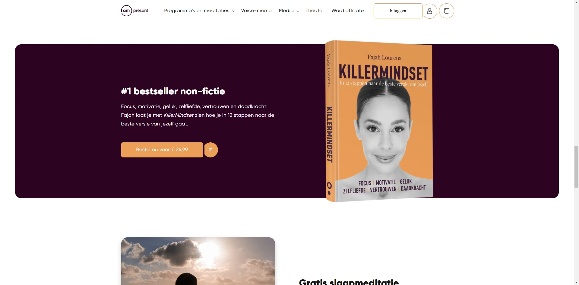 I am Present Bestseller section Implementation Screenshot