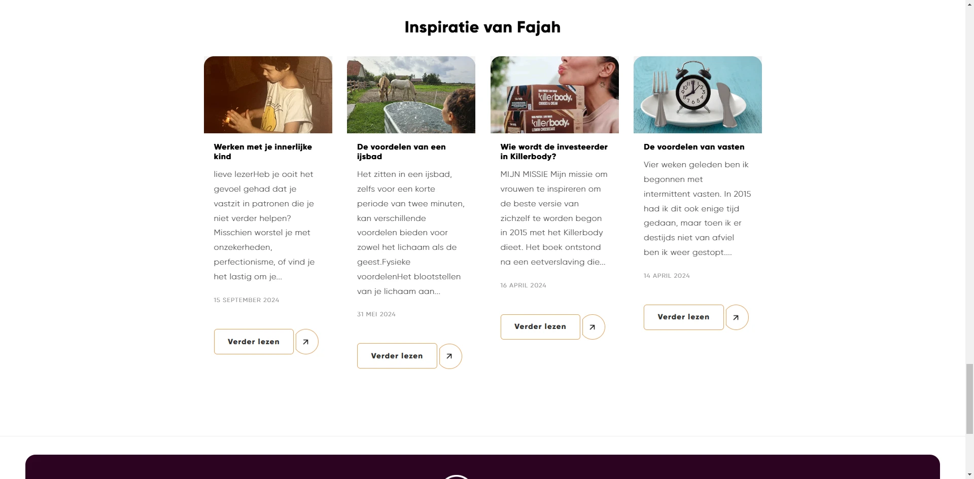 I am Present blog page Implementation Screenshot