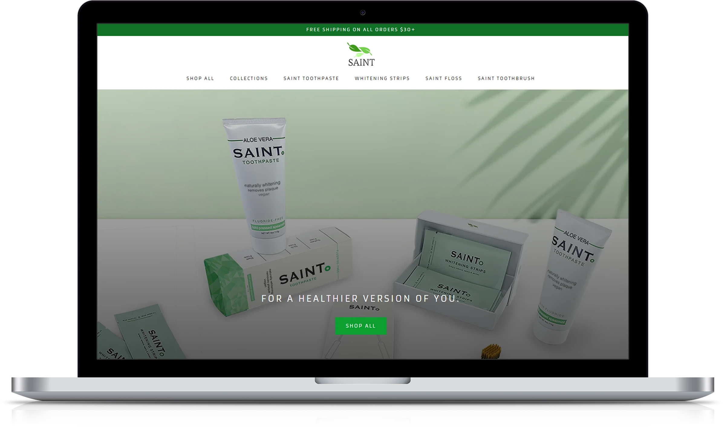 SaintoralHealth Implementation Screenshot