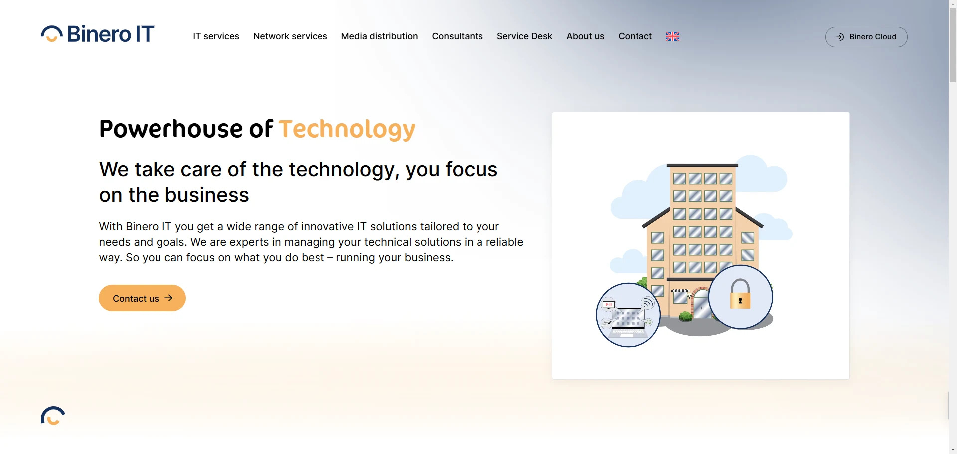 Binary IT Meet Pax and Park site section Implementation Screenshot