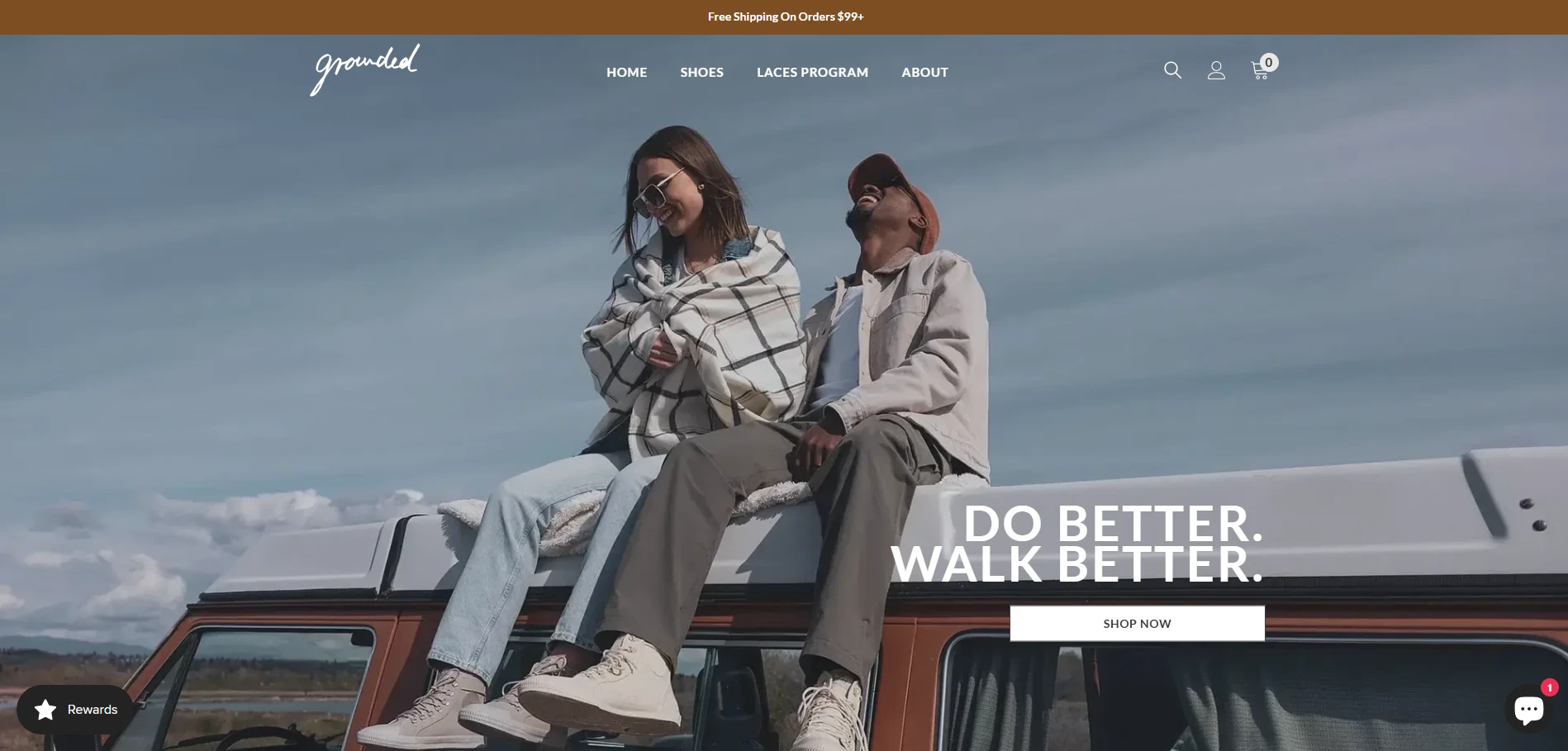 Grounded People Homepage Implementation Screenshot