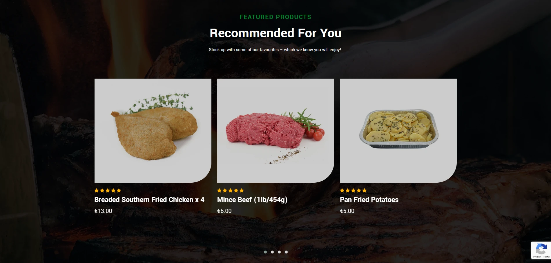 ocrualaoi Recommendation Products Section Implementation Screenshot