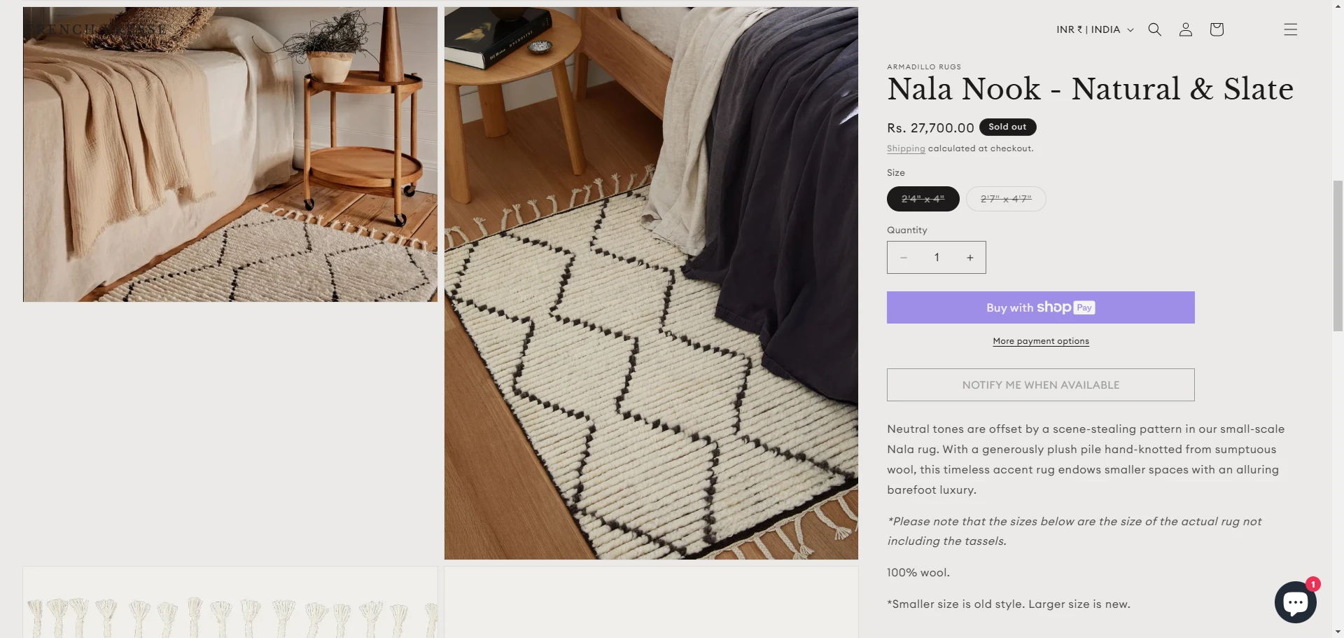 Frenchpresse Nala-Nook-Natural-Slate Implementation Screenshot