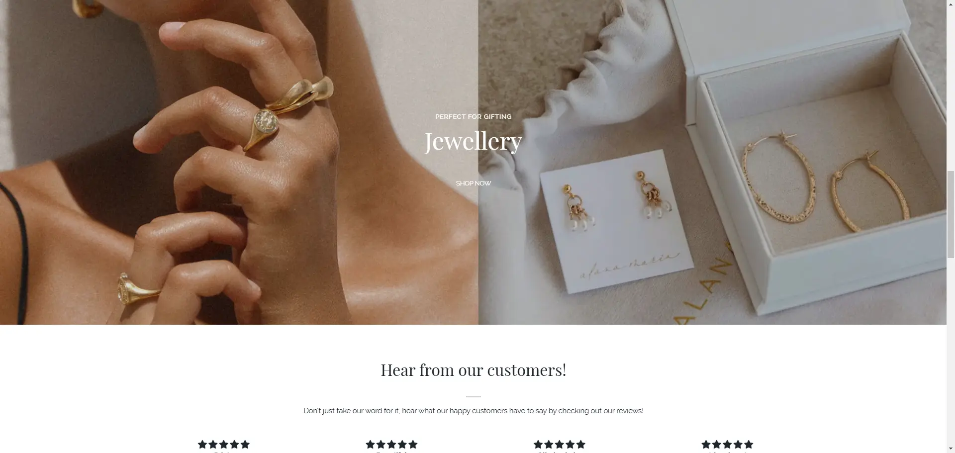 Swish Homewares Collection Page Implementation Screenshot