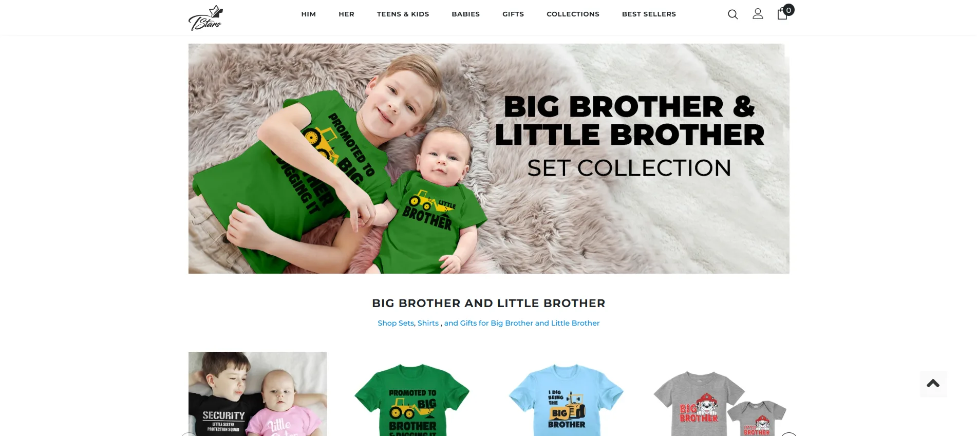 T Stars Big Brother and little brother collections Implementation Screenshot