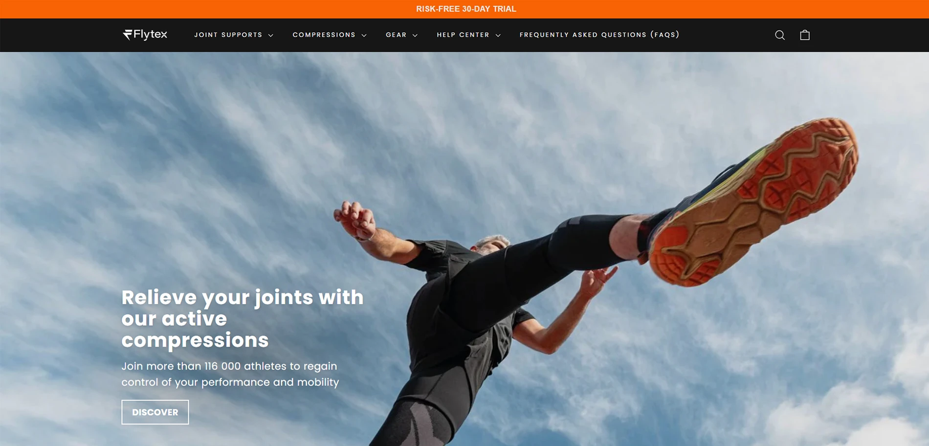 Getflytex Homepage Implementation Screenshot