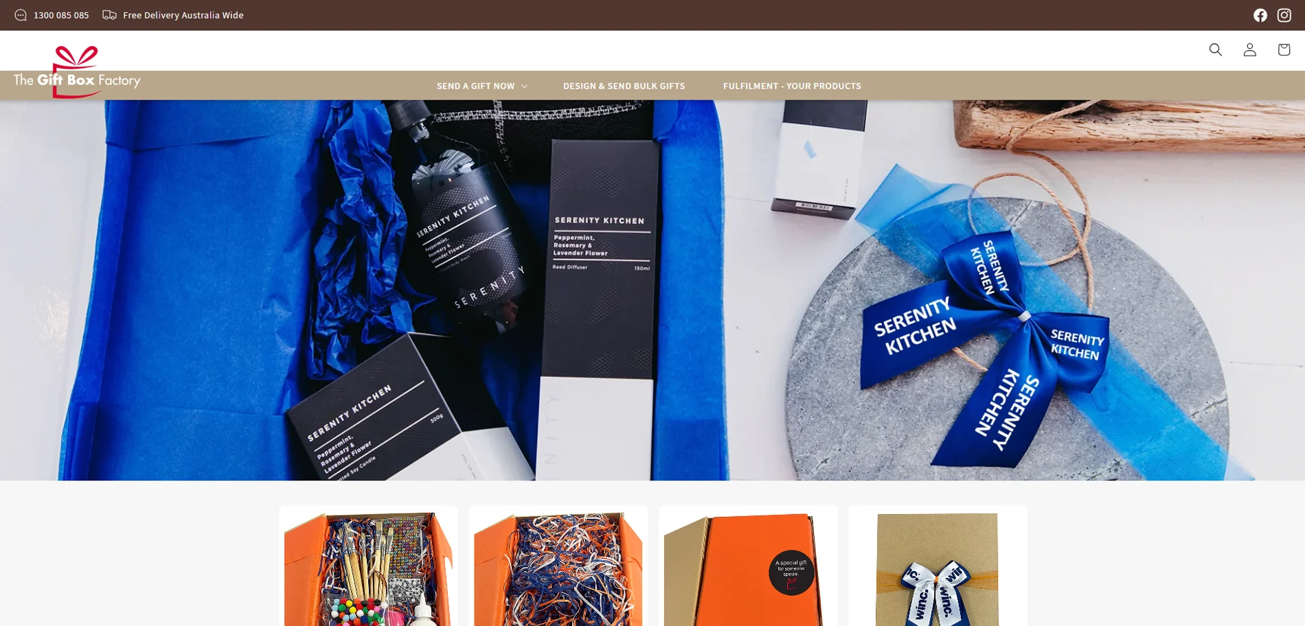 Gift Box fulfillment-your-products Page Implementation Screenshot