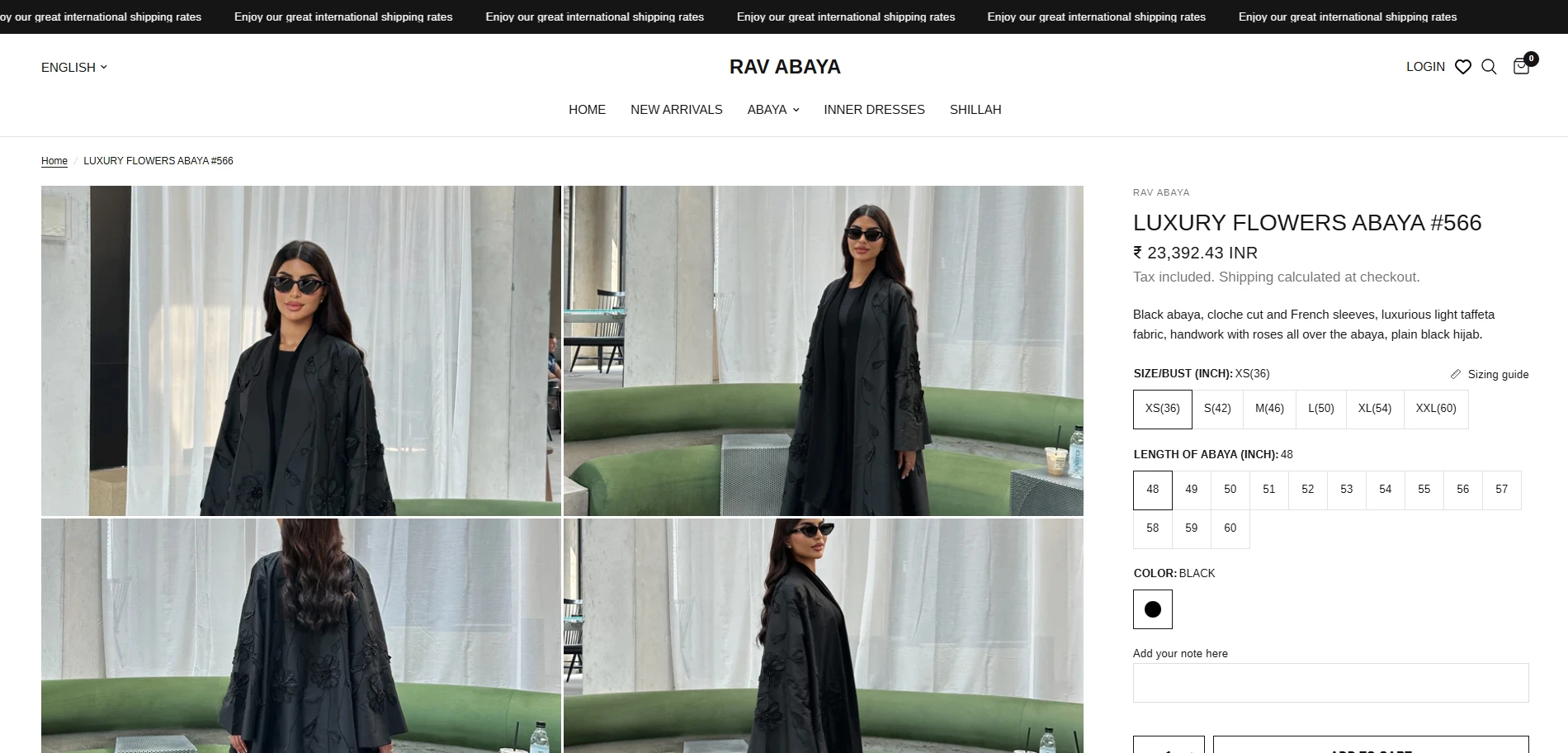 Rava-baya Product page Implementation Screenshot