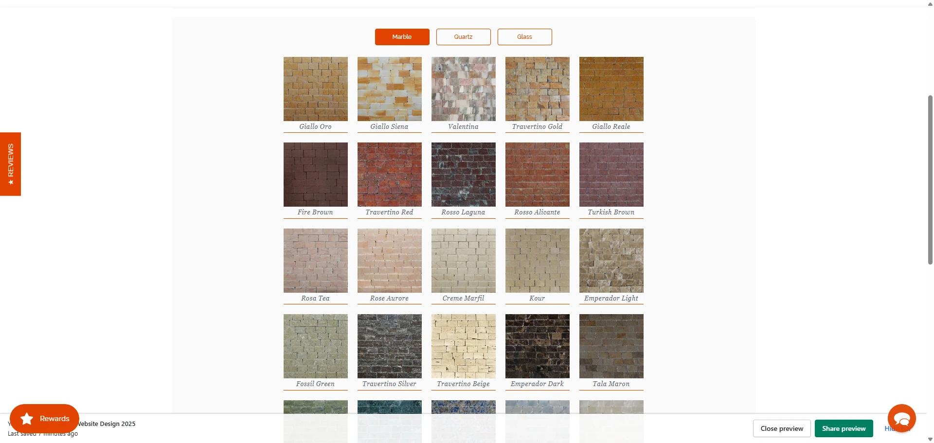 Mozaico Shop Implementation Screenshot