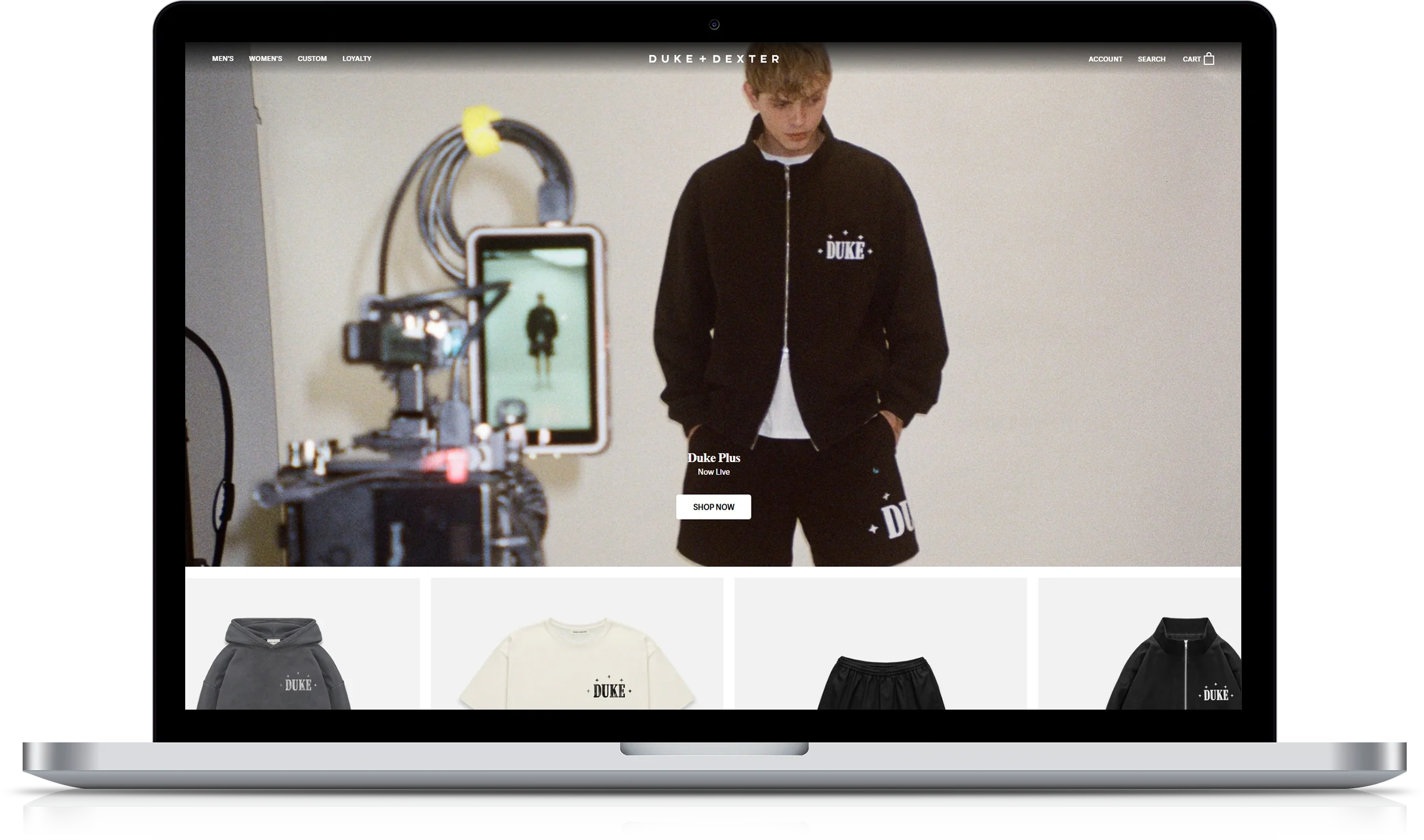 Stylish Footwear and Clothing Store Implementation Screenshot