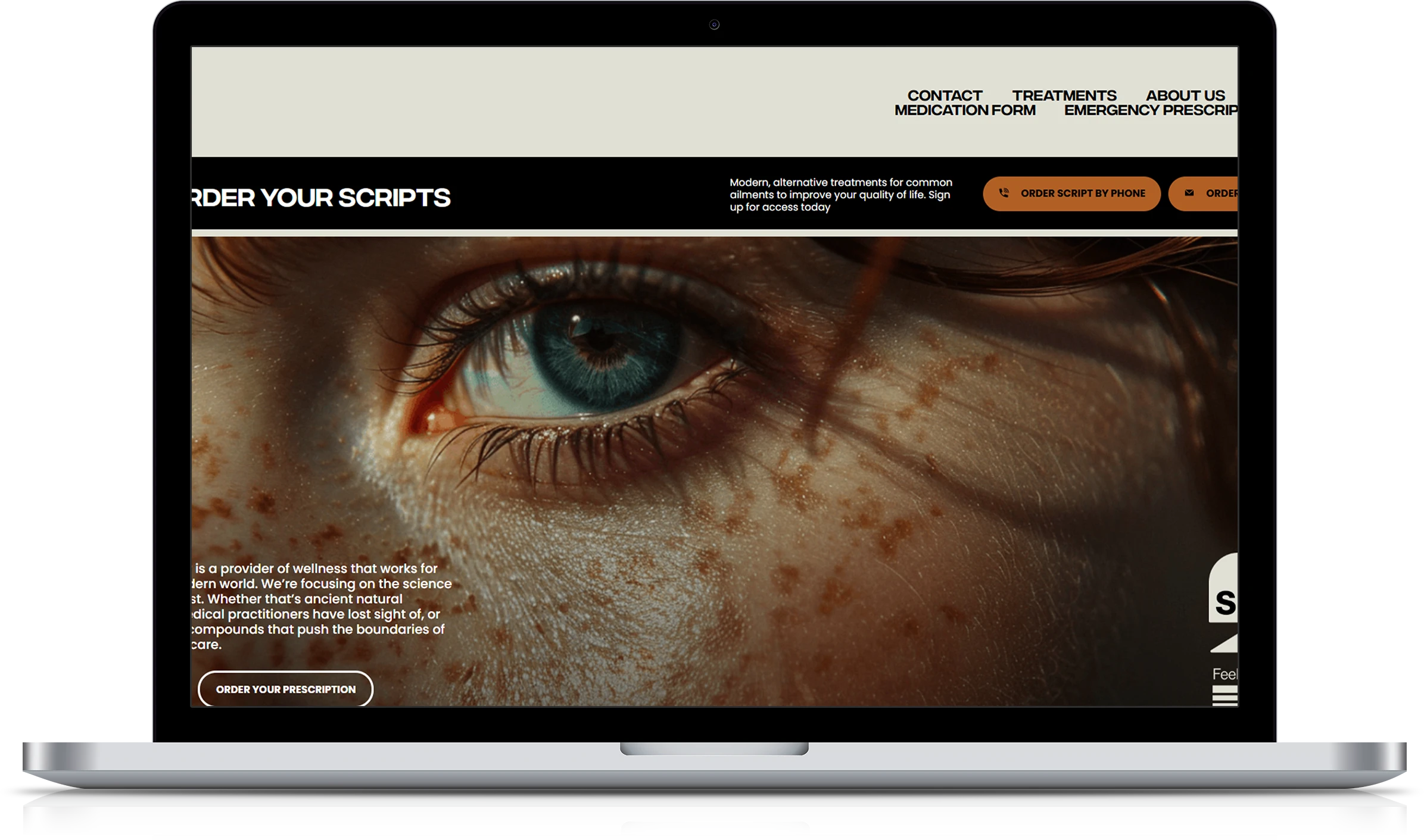 E-commerce, Health & Wellness store implementation screenshot