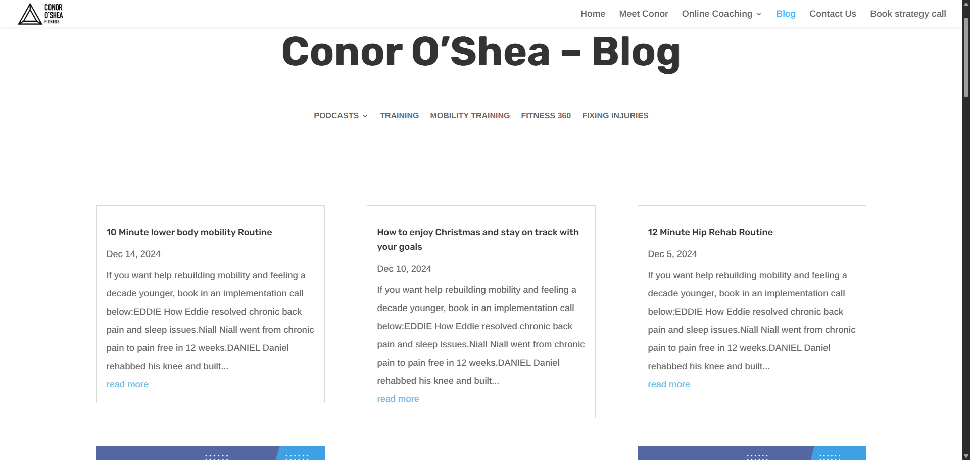 Fitness Coaching case study