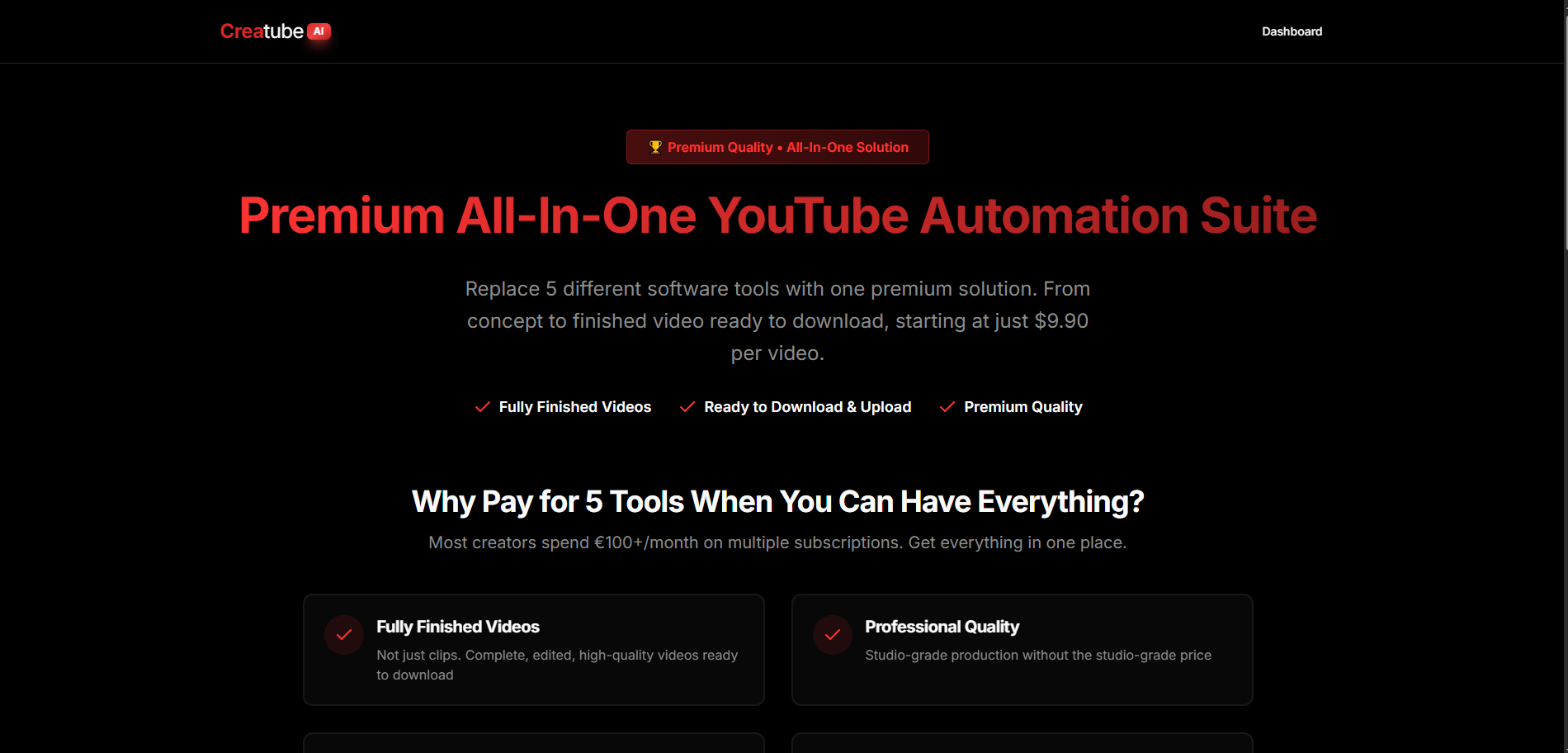 Creator Economy, SaaS, Video Automation, YouTube Tools case study