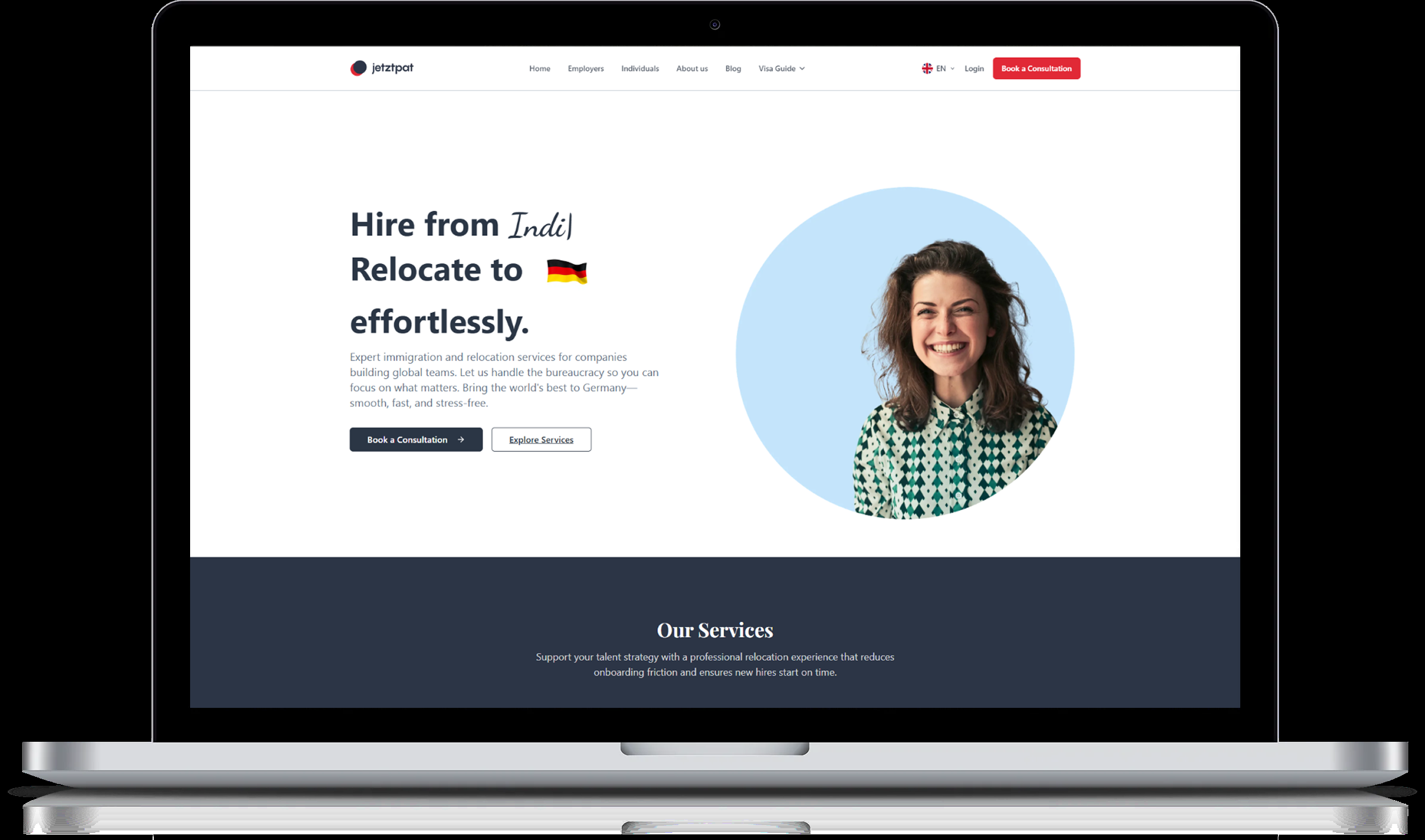 Employee Relocation, HR-Tech, Immigration Workflows store implementation screenshot