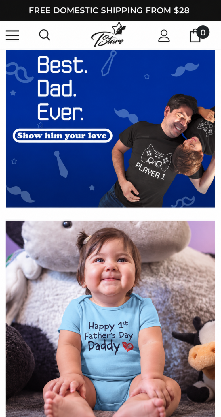 Fathers Day Gift Storefront